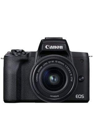 EOS M50 Mark II Mirrorless Digital Camera With 15-45mm Lens Black